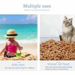 BETTERLIFE Pelle à Litière Pour Chat,3 Pièces Plastique Chat Litière Scoop,Pelle à Litière Pour Chats Anti-adhésive Pour Chat Pet Outil De Nettoyage -Promos Litière et bac à litière Magasin 37265354 4