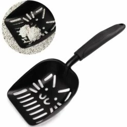 BETTERLIFE Pelle à Litière Pour Chat En Alliage D'aluminium Anti-adhésive Durable Et Antirouille Pelle à Litière Scoop Pour Chat Animaux De Compagnie Grand Modèle