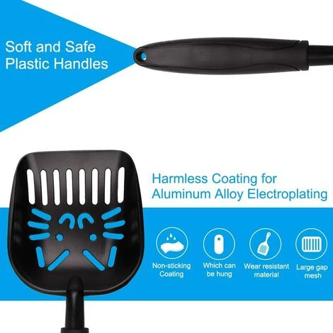 BETTERLIFE Pelle à Litière Pour Chat En Alliage D'aluminium Anti-adhésive Durable Et Antirouille Pelle à Litière Scoop Pour Chat Animaux De Compagnie Grand Modèle 6 BETTERLIFE Pelle à Litière Pour Chat En Alliage D'aluminium Anti-adhésive Durable Et Antirouille Pelle à Litière Scoop Pour Chat Animaux De Compagnie Grand Modèle – Image 4