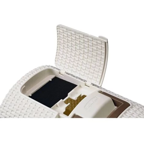 Bac à Litière Pour Chats 51x38,5x39,5 Cm Blanc Curver 4 Bac à Litière Pour Chats 51x38,5x39,5 Cm Blanc Curver – Image 3