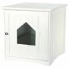 TRIXIE Cabine De Toilette - 49x51x51cm - Blanc - Pour Chat