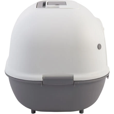 Iris Ohyama, Bac à Litière Fermé Avec Grande Entrée Absence De Dispersion De Litière Et D'odeur, Emplacement Pour Filtre Désodorisant, Portable, Pelle Incluse Pour Chat - Cat Litter Box WNT-510, Gris 4 Iris Ohyama, Bac à Litière Fermé Avec Grande Entrée Absence De Dispersion De Litière Et D'odeur, Emplacement Pour Filtre Désodorisant, Portable, Pelle Incluse Pour Chat - Cat Litter Box WNT-510, Gris – Image 2