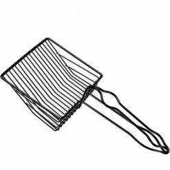 LONGZIMING Métal Chat Litière Pelle, Anticorrosion Chat Sable Pelle Tamis Maille Fine Animaux Poo Litière Propre Scoop Deep Pelle Pelle Anti-Rouille Litière Pour Animaux De Compagnie Cleaner Scooper