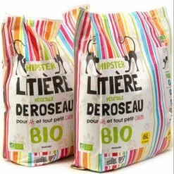 MISCANTHUS GREEN CARE Litière Pour Chat - 6 Litres [Lot X2]
