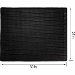 BARES Tapis De Litière Pour Chat - Super Taille 30''X24'' Noir -Promos Litière et bac à litière Magasin 40102913 5