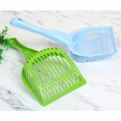 THSINDE Pelle Lourde Pour Litière，2 Pcs, Bleu, Vert -Promos Litière et bac à litière Magasin 40911419 4