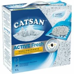 CATSAN Active Fresh Litière Minérale Agglomérante Pour Chat 2 Boîtes De 5L -Promos Litière et bac à litière Magasin 40983109 3