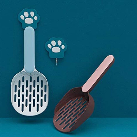 LONGZIMING Pelle à Litière, Poop Scoop, Pelle à Litière Pour Chat, Pelle En Plastique, Café + Poudre 6 LONGZIMING Pelle à Litière, Poop Scoop, Pelle à Litière Pour Chat, Pelle En Plastique, Café + Poudre – Image 4