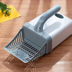 LONGZIMING Lot De 30 Sacs De Recharge - Système De Cuillères De Tamis à Litière Pour Chat Avec Sacs à Déchets Supplémentaires, Gris -Promos Litière et bac à litière Magasin 41657079 3