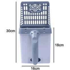 LONGZIMING Lot De 30 Sacs De Recharge - Système De Cuillères De Tamis à Litière Pour Chat Avec Sacs à Déchets Supplémentaires, Gris -Promos Litière et bac à litière Magasin 41657079 5