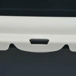 HOMEMAISON Bac à Litière Pour Chat Anthracite 46 X 36 X H12 Cm - Anthracite -Promos Litière et bac à litière Magasin 42538174 3