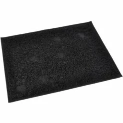 HOMEMAISON Tapis Antidérapant à Motifs Pattes Noir 40 X 30 Cm - Noir