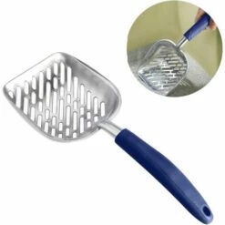 ALMI Animall Chat Litière Scooper Pelle Merde Remover Avec Long Manche Pour Animaux De Compagnie,Bleu -Promos Litière et bac à litière Magasin 43427733 4