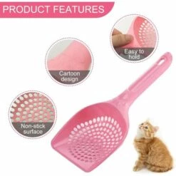 ALMI Pelle à Litière Pour Chat, 3 Pièces Bac à Litière Plastique Pour Chat, Animal Domestique Pelle à Litière Avec Poignée Antidérapante, Animal Propre Les Fournitures De Nettoyage 9 ALMI Pelle à Litière Pour Chat, 3 Pièces Bac à Litière Plastique Pour Chat, Animal Domestique Pelle à Litière Avec Poignée Antidérapante, Animal Propre Les Fournitures De Nettoyage -Promos Litière et bac à litière Magasin 43438002 3