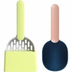 ALMI Pelle à LitièRe Pour Chats, Pelle à Litière Chat De Qualité, Pelle à Litière Chat En Plastique, Pelle à Chat, Pour Chat Chiens Maison Animaux De Compagnie Outil Nettoyage Toilette Sable