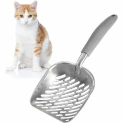 Pelle à Litière Pelle à Litière Pour Chat, Pelle à Litière Pour Chats Pelle à Chat Avec Poignée Longue En Caoutchouc Confortable Pour Chats, 35 * 15CM (L * W),HANBING -Promos Litière et bac à litière Magasin 43594040 4