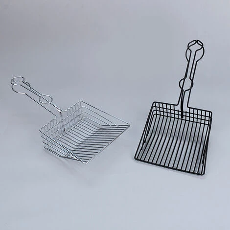 HANBING Outil De Nettoyage Pour Animaux De Compagnie Pelle Merde Artefact Pelle à Litière Pour Chat Plaqué Argent 4 HANBING Outil De Nettoyage Pour Animaux De Compagnie Pelle Merde Artefact Pelle à Litière Pour Chat Plaqué Argent – Image 2