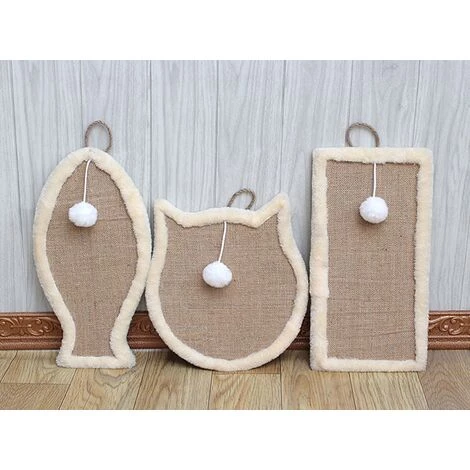 HANBING Meubles Pour Animaux De Compagnie Protection Anti-rayures Canapé Sisal Tapis De Griffe De Meulage Petit Tapis De Capture De Poisson 4 HANBING Meubles Pour Animaux De Compagnie Protection Anti-rayures Canapé Sisal Tapis De Griffe De Meulage Petit Tapis De Capture De Poisson – Image 2