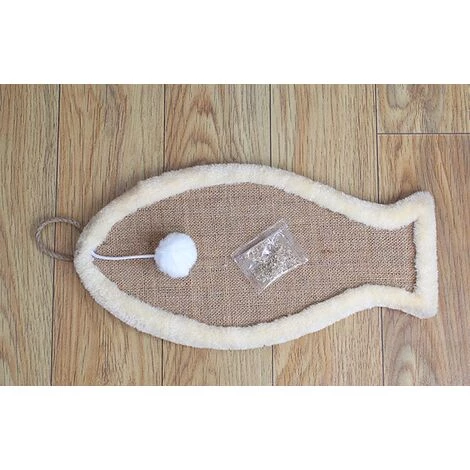 HANBING Meubles Pour Animaux De Compagnie Protection Anti-rayures Canapé Sisal Tapis De Griffe De Meulage Petit Tapis De Capture De Poisson 5 HANBING Meubles Pour Animaux De Compagnie Protection Anti-rayures Canapé Sisal Tapis De Griffe De Meulage Petit Tapis De Capture De Poisson – Image 3