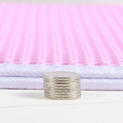 HANBING Tapis De Litière Pour Chat Double Couche, Tapis Anti-sable Et Imperméable, Tapis Universel Pour Animaux De Compagnie Pour Chats Et Chiens (poudre 30*30cm) -Promos Litière et bac à litière Magasin 43595613 4