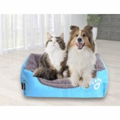 HANBING Meubles Pour Animaux De Compagnie - Chat En Toile De Nid Pour Animaux De Compagnie De Couleur Bonbon D'hiver (S) -Promos Litière et bac à litière Magasin 43596824 2