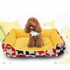 HANBING Chenil à Hot-dog D'hiver Chenil Pour Chat Chenil Pour Animaux De Compagnie (rouge Long, S) -Promos Litière et bac à litière Magasin 43596875 5