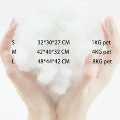 HANBING Pet Furniture Semi-fermé Four Seasons Confortable Nid Pour Animaux De Compagnie (S) Requin -Promos Litière et bac à litière Magasin 43596904 4