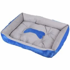 HANBING Meubles Pour Animaux De Compagnie | Nid En Filet Tapis Pour Animaux De Compagnie Nid Pour Animaux De Compagnie Bleu Gris Nid Simple 45CM