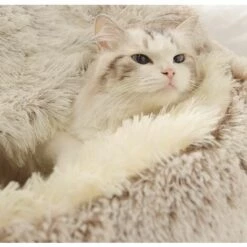 HANBING Pet Furniture Crystal Velvet Warm Round Half-Pack Pet Nest Gris (Polaire) 40 * 40 10 HANBING Pet Furniture Crystal Velvet Warm Round Half-Pack Pet Nest Gris (Polaire) 40 * 40 -Promos Litière et bac à litière Magasin 43596985 4