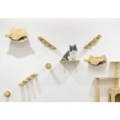 HANBING Meubles Pour Animaux De Compagnie Bricolage Chat Cadre D'escalade Chat Tenture Murale Chat Hamac C -Promos Litière et bac à litière Magasin 43597022 5