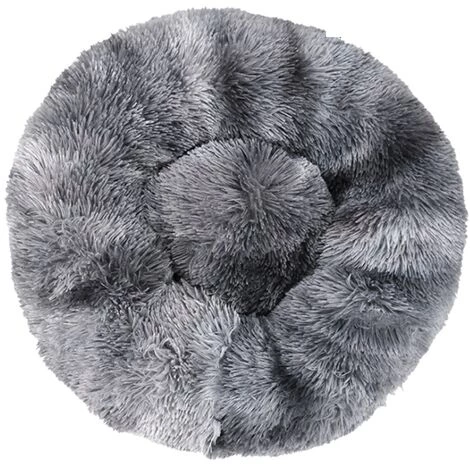 HANBING Niche Pour Chien, Chenil Pour Chat, Chenil Rond En Peluche, Lit Pour Chien, Tapis D'hiver Chaud, Coussin Pour Chien, Fournitures Pour Animaux De Compagnie, Lit Pour Animal De Compagnie (40 Cm De Diamètre, Tie-dye Gris Foncé) 3 HANBING Niche Pour Chien, Chenil Pour Chat, Chenil Rond En Peluche, Lit Pour Chien, Tapis D'hiver Chaud, Coussin Pour Chien, Fournitures Pour Animaux De Compagnie, Lit Pour Animal De Compagnie (40 Cm De Diamètre, Tie-dye Gris Foncé)