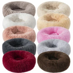HANBING Niche Pour Chien, Chenil Pour Chat, Chenil Rond En Peluche, Lit Pour Chien, Tapis D'hiver Chaud, Coussin Pour Chien, Fournitures Pour Animaux De Compagnie, Lit Pour Animal De Compagnie (40 Cm De Diamètre, Tie-dye Gris Foncé) 9 HANBING Niche Pour Chien, Chenil Pour Chat, Chenil Rond En Peluche, Lit Pour Chien, Tapis D'hiver Chaud, Coussin Pour Chien, Fournitures Pour Animaux De Compagnie, Lit Pour Animal De Compagnie (40 Cm De Diamètre, Tie-dye Gris Foncé) -Promos Litière et bac à litière Magasin 43597033 3