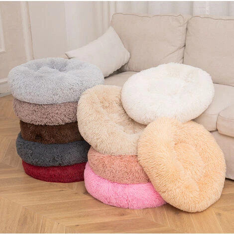 HANBING Niche Pour Chien, Chenil Pour Chat, Chenil Rond En Peluche, Lit Pour Chien, Tapis D'hiver Chaud, Coussin Pour Chien, Fournitures Pour Animaux De Compagnie, Lit Pour Animal De Compagnie (40 Cm De Diamètre, Tie-dye Gris Foncé) 7 HANBING Niche Pour Chien, Chenil Pour Chat, Chenil Rond En Peluche, Lit Pour Chien, Tapis D'hiver Chaud, Coussin Pour Chien, Fournitures Pour Animaux De Compagnie, Lit Pour Animal De Compagnie (40 Cm De Diamètre, Tie-dye Gris Foncé) – Image 5