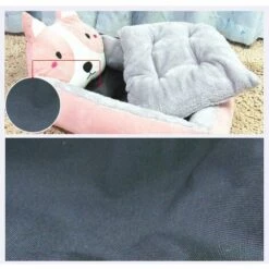 HANBING Meubles Pour Animaux De Compagnie Nid D'animal De Dessin Animé Chaud 50cm Café Akita 9 HANBING Meubles Pour Animaux De Compagnie Nid D'animal De Dessin Animé Chaud 50cm Café Akita -Promos Litière et bac à litière Magasin 43597090 3