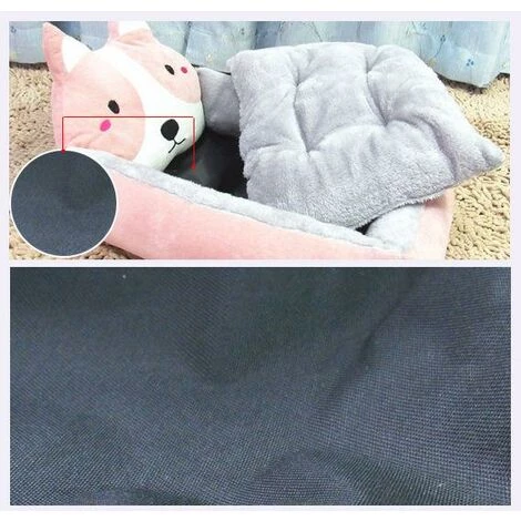 HANBING Meubles Pour Animaux De Compagnie Nid D'animal De Dessin Animé Chaud 50cm Café Akita 5 HANBING Meubles Pour Animaux De Compagnie Nid D'animal De Dessin Animé Chaud 50cm Café Akita – Image 3