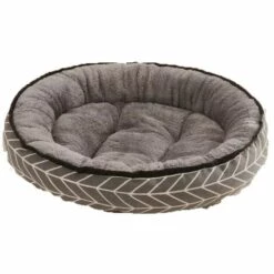 HANBING Meubles Pour Animaux De Compagnie, Sommeil Profond, Litière Générale Quatre Saisons Pour Chats, Litière Pour Chiens, Flèche Grise (S)