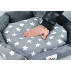 HANBING Meuble Pour Animaux De Compagnie Amovible Et Lavable Nid D'animal Universel Quatre Saisons Café Rose Nid Rond (M) -Promos Litière et bac à litière Magasin 43597226 4