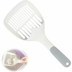 MACARON Pelle à Litière Pour Chat, Pelle à Litière Pour Chat, Pelle à Litière Pour Chat En Plastique Durable, Pelle à Litière Pour Chat Avec Longue Poignée Pour Animaux De Compagnie