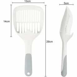 MACARON Pelle à Litière Pour Chat, Pelle à Litière Pour Chat, Pelle à Litière Pour Chat En Plastique Durable, Pelle à Litière Pour Chat Avec Longue Poignée Pour Animaux De Compagnie -Promos Litière et bac à litière Magasin 43744704 5