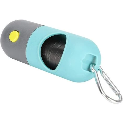 MACARON Boîte De Rangement Pour Sac Poubelle Pour Animaux De Compagnie - Petit Et Léger Sac Poubelle Pour Animaux De Compagnie Avec Crochets Et Lumières LED(lac Bleu) 4 MACARON Boîte De Rangement Pour Sac Poubelle Pour Animaux De Compagnie - Petit Et Léger Sac Poubelle Pour Animaux De Compagnie Avec Crochets Et Lumières LED(lac Bleu) – Image 2