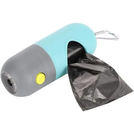 MACARON Boîte De Rangement Pour Sac Poubelle Pour Animaux De Compagnie - Petit Et Léger Sac Poubelle Pour Animaux De Compagnie Avec Crochets Et Lumières LED(lac Bleu) 6 MACARON Boîte De Rangement Pour Sac Poubelle Pour Animaux De Compagnie - Petit Et Léger Sac Poubelle Pour Animaux De Compagnie Avec Crochets Et Lumières LED(lac Bleu) – Image 4