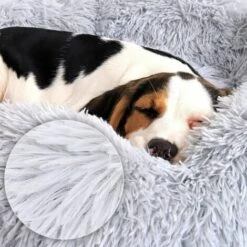 FREOSEN Rond En Peluche Pour Animal Domestique Nidifier Matelas épais Chaud Chien Lit Litière Pour Chat Convient Pour Chiots Chaton Petits -Promos Litière et bac à litière Magasin 44487095 3