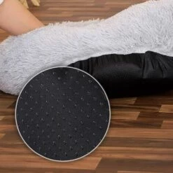 FREOSEN Rond En Peluche Pour Animal Domestique Nidifier Matelas épais Chaud Chien Lit Litière Pour Chat Convient Pour Chiots Chaton Petits -Promos Litière et bac à litière Magasin 44487095 4