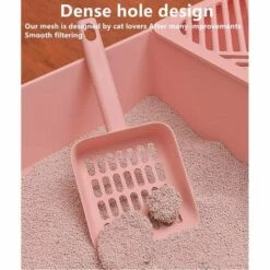 TANABATA NO Pelle à Litière Pour Chat Avec Support En Plastique Fournitures De Nettoyage Animal Tamisage Scooper Poignée Confortable Hygiènes Pelle à Litière -Promos Litière et bac à litière Magasin 44487227 2