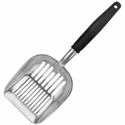 TANABATA Pelle à Litière Pour Chat Profonde Et Solide Pelle à Litière Pour Chat Avec Support Pelle à Litière Pour Chat Pelle Métalliques Convient Pour Le Nettoyage Des Chats Chiens Et Lapins Pet Poop