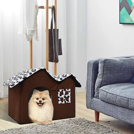 ELLE Panier Niche Pour Chien Chat: Maison Cabane Interieur Avec Coussin Chats - Lit Tissu Tipi Pour Petit Chiens & Lapin Intérieur - Doux Confortable Petite Abri Paniers Grotte Fermé Avec Coussins | Repéré 7 ELLE Panier Niche Pour Chien Chat: Maison Cabane Interieur Avec Coussin Chats - Lit Tissu Tipi Pour Petit Chiens & Lapin Intérieur - Doux Confortable Petite Abri Paniers Grotte Fermé Avec Coussins | Repéré – Image 5