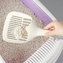 VERSAILLESFR Pelle à Litière Pour Chat Avec Manche Long, Pelle à Litière Pour Chat Avec Pelle Profonde, Pelle à Litière Pour Chat Pour Les Bacs à Litière Pour Chat -Versailles -Promos Litière et bac à litière Magasin 45331830 5