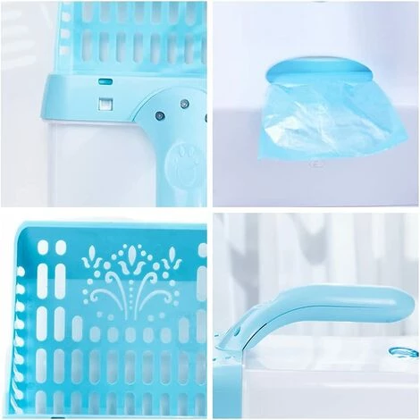 VERSAILLESFR Pelles à Litière Chats, 2 En 1 Pelle à Litière Chat En Plastique, Pelle Profonde, Pelle Litière Scoop Pour Chat Avec Pelle Poubelle De Rangement -Versailles 4 VERSAILLESFR Pelles à Litière Chats, 2 En 1 Pelle à Litière Chat En Plastique, Pelle Profonde, Pelle Litière Scoop Pour Chat Avec Pelle Poubelle De Rangement -Versailles – Image 2