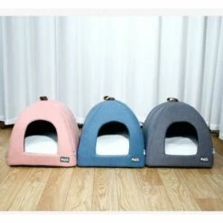 Le Bac à Litière Pour Chat Est Universel En Toutes Saisons, Et La Yourte D'intérieur Est Facile à Nettoyer Et à Laver (rose S-petit),HANBING -Promos Litière et bac à litière Magasin 45487293 2