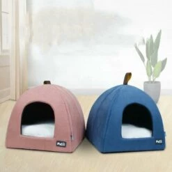 Le Bac à Litière Pour Chat Est Universel En Toutes Saisons, Et La Yourte D'intérieur Est Facile à Nettoyer Et à Laver (rose S-petit),HANBING -Promos Litière et bac à litière Magasin 45487293 3